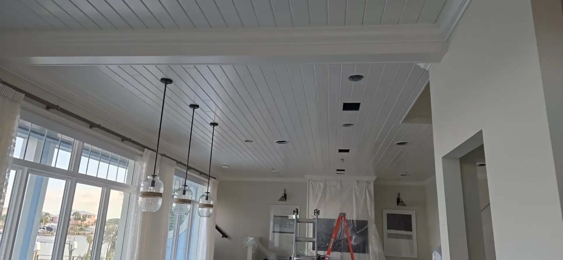 Precision Painters interior ceiling upgrade in Tampa